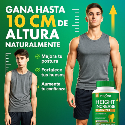 HEIGHT CREASE MAXIMZER/ SUPLEMENTO DE CRECIMIENTO EN CAPSULAS X 62 + ENVÍO GRATIS!🎁
