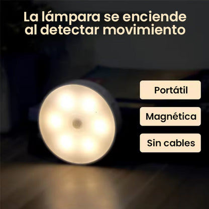 Lámpara con sensor de movimiento